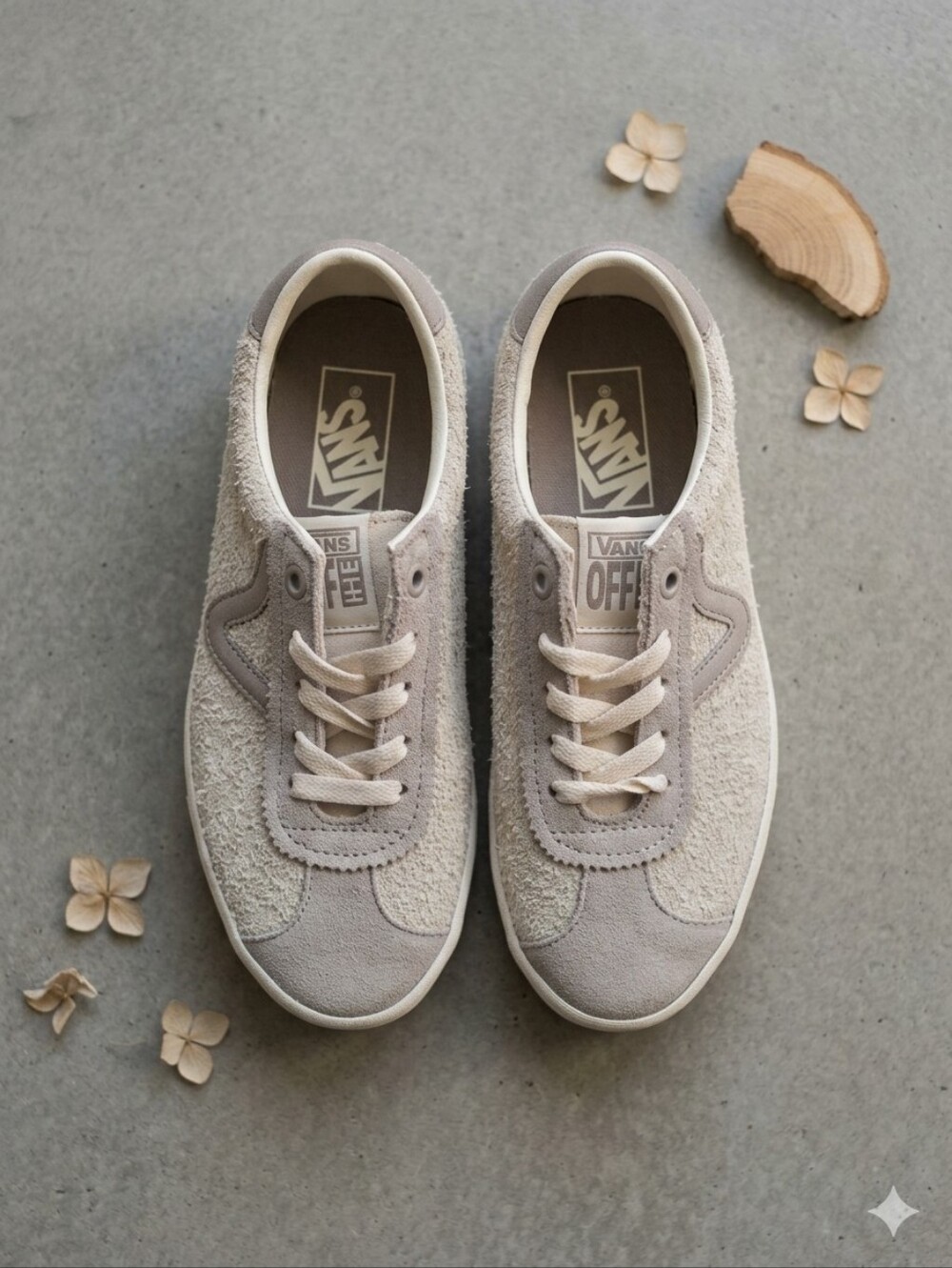 Vans Sport Low Tri-tone Suede Atmosphere Grey Beige Lace Up Shoes Men 4, Women 5 - Picture 2 of 10